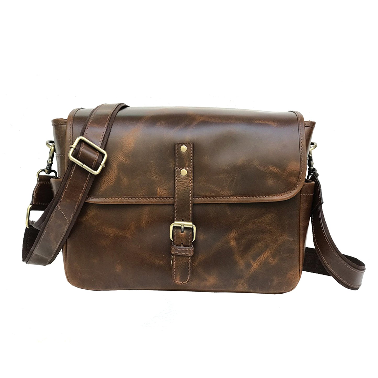 Glossy Leather Camera Bag