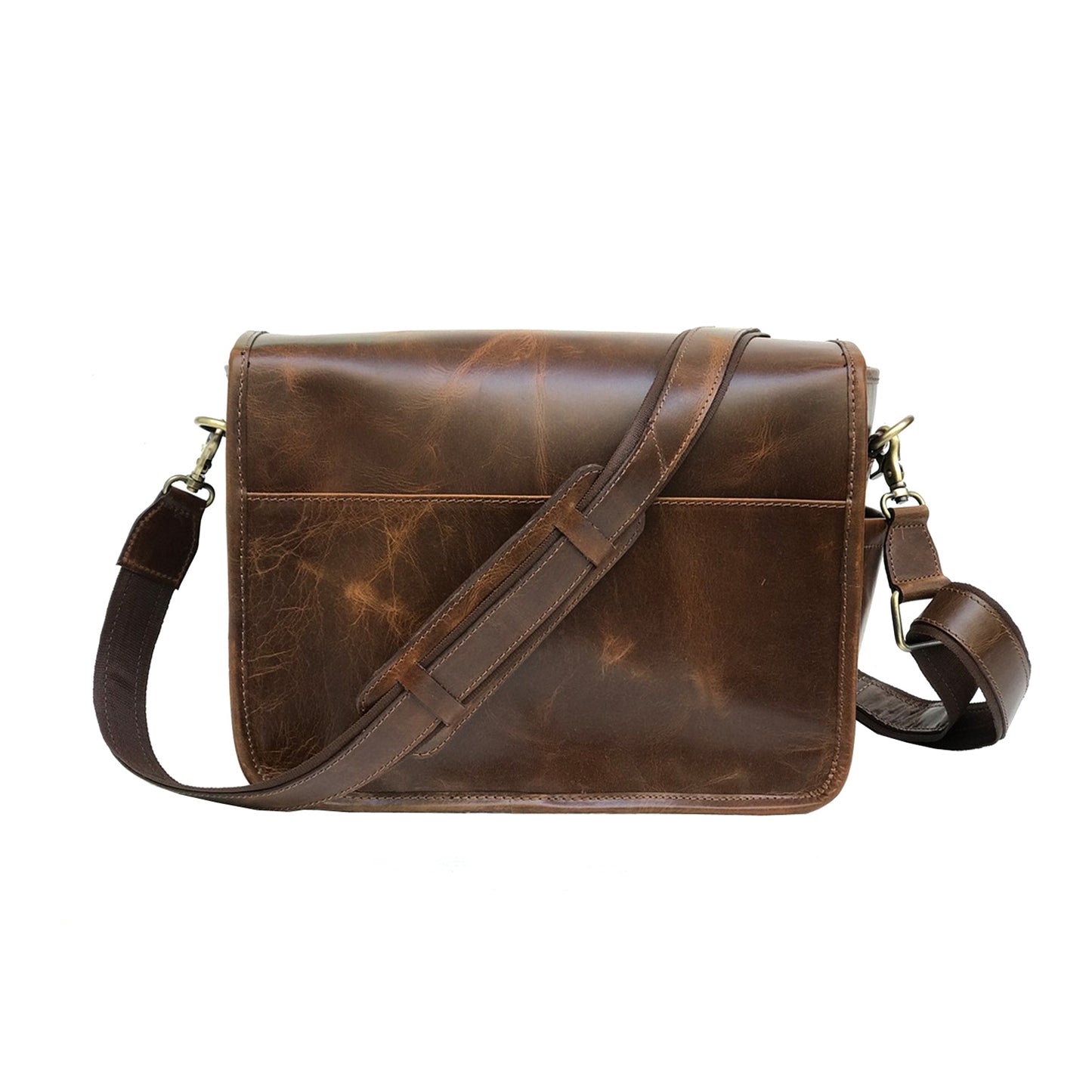 Glossy Leather Camera Bag