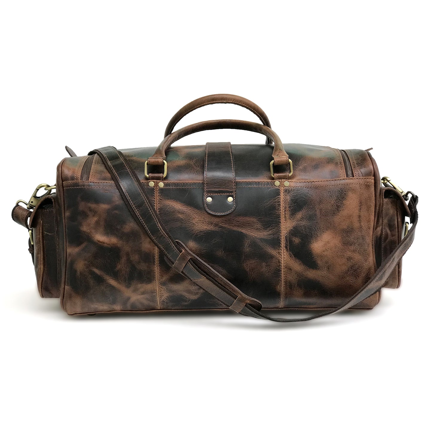 Personalized Leather Weekend Bag