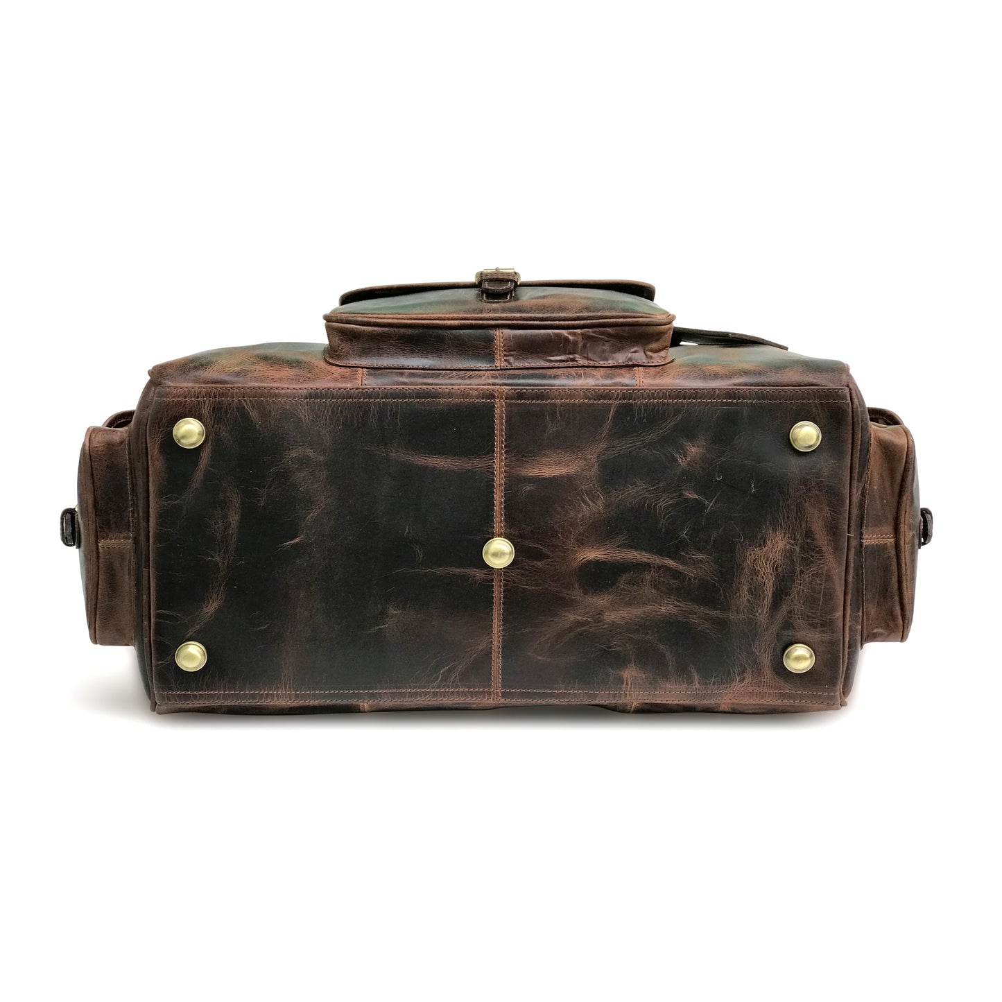 Personalized Leather Weekend Bag