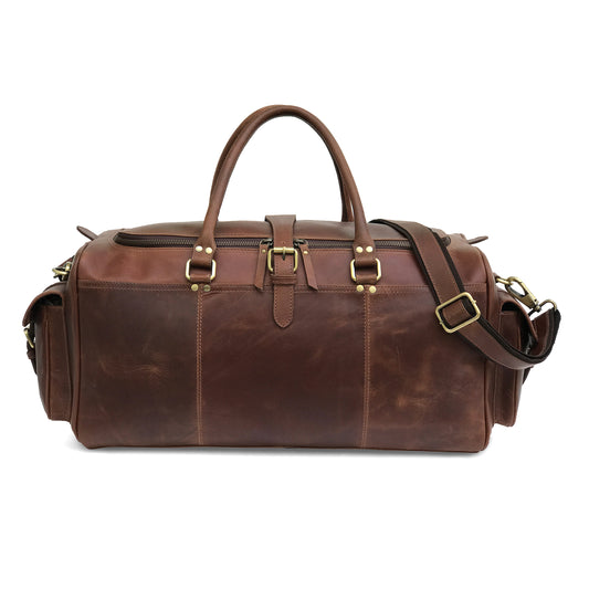 Cabin Luggage Leather Bag Weekender
