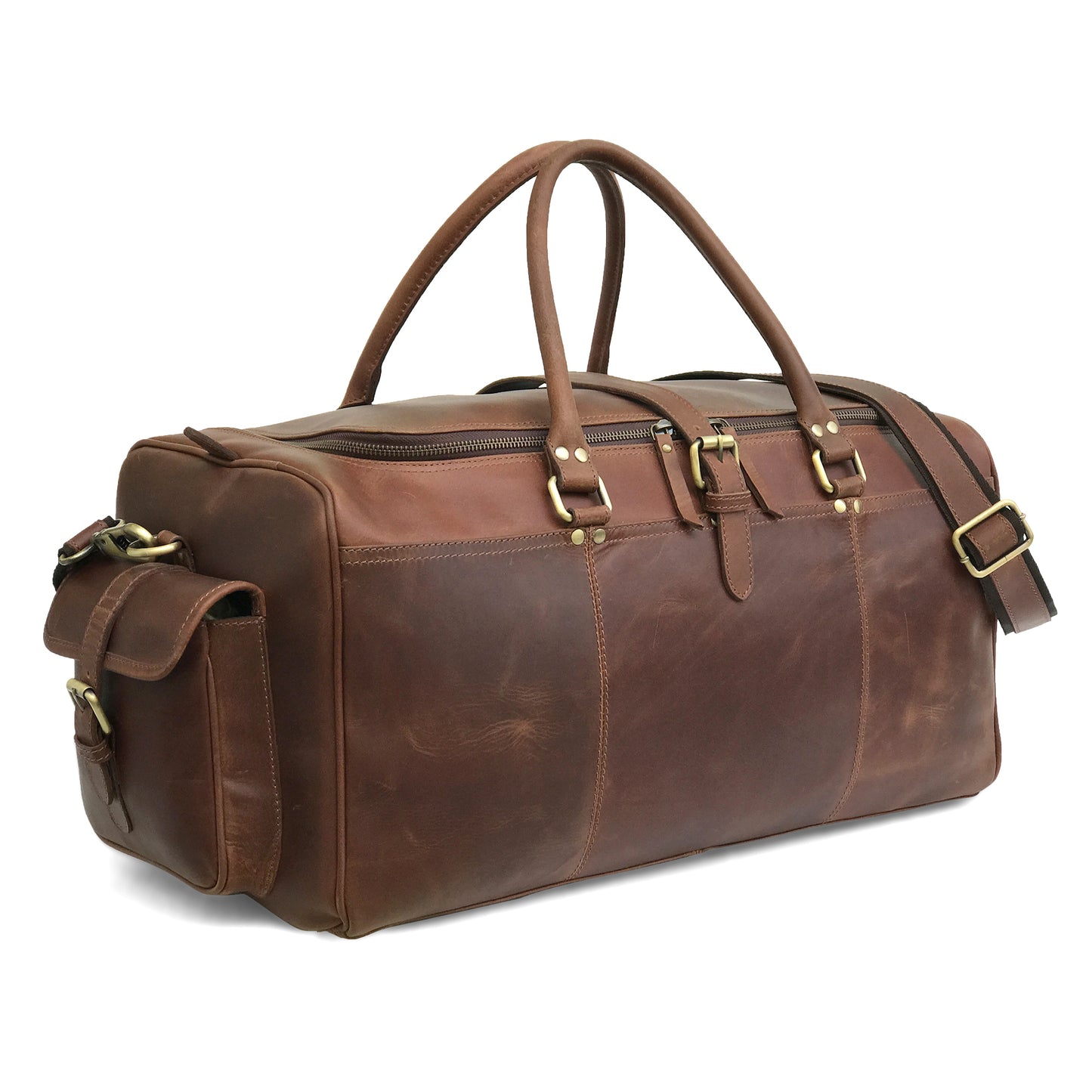 Cabin Luggage Leather Bag Weekender