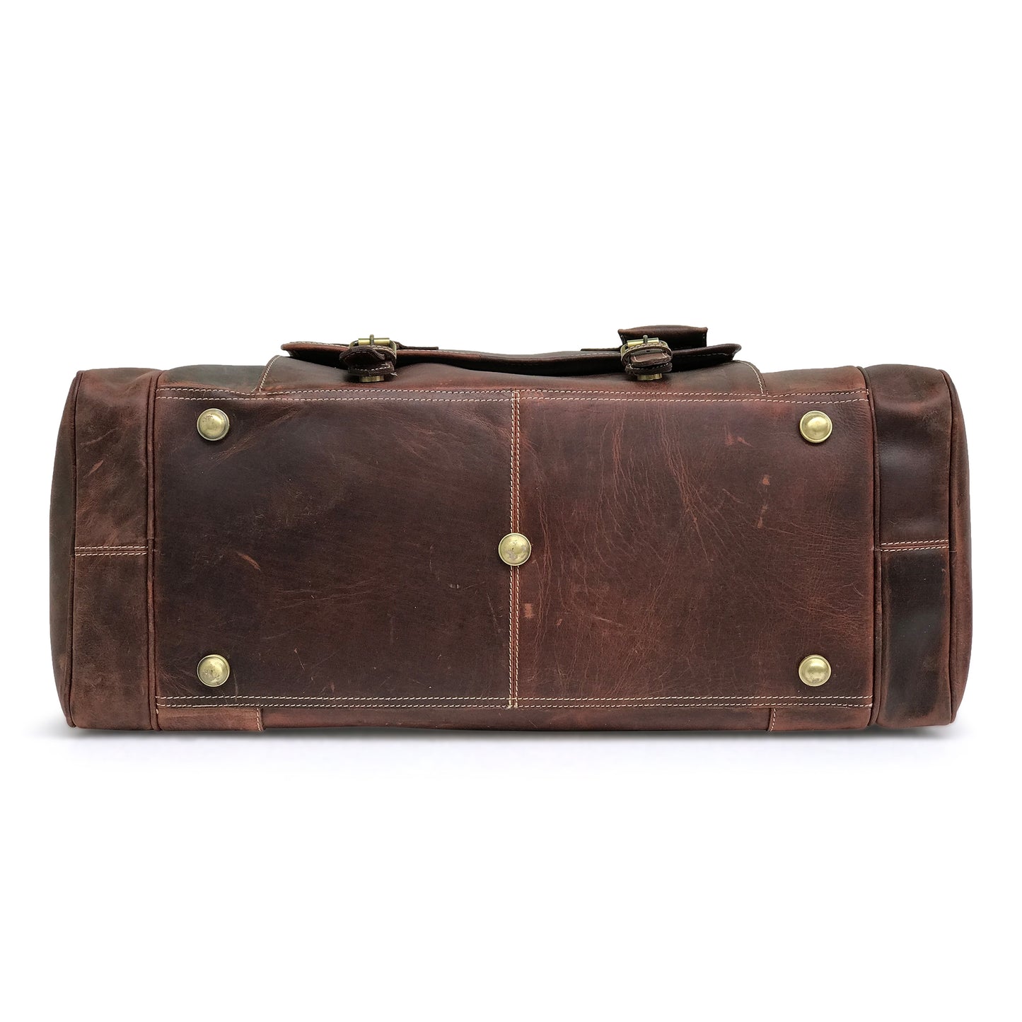 Full Grain Leather Overnight Bag