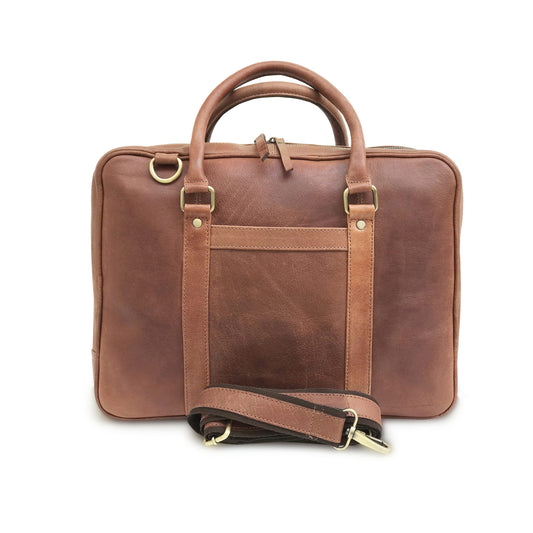 Marcellus Soft Leather Briefcase Bag