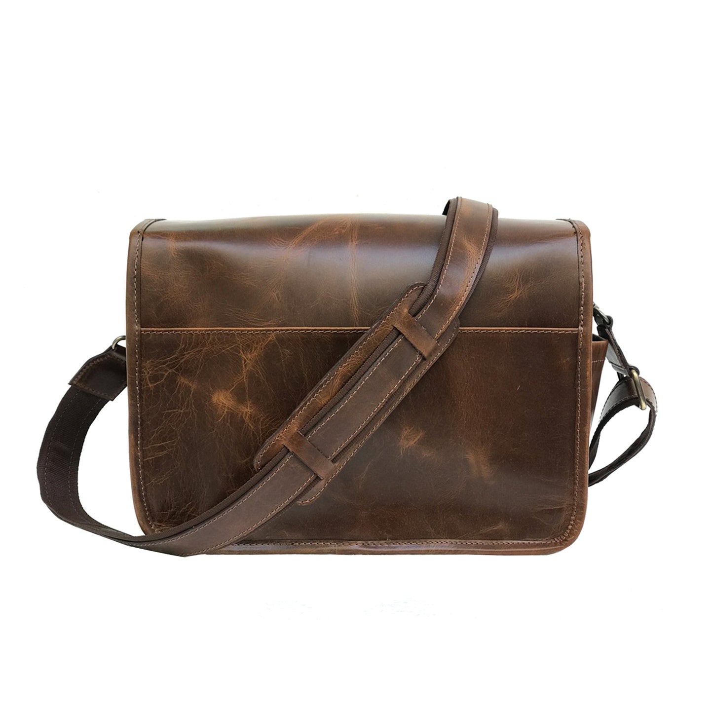 Glossy Leather Camera Bag