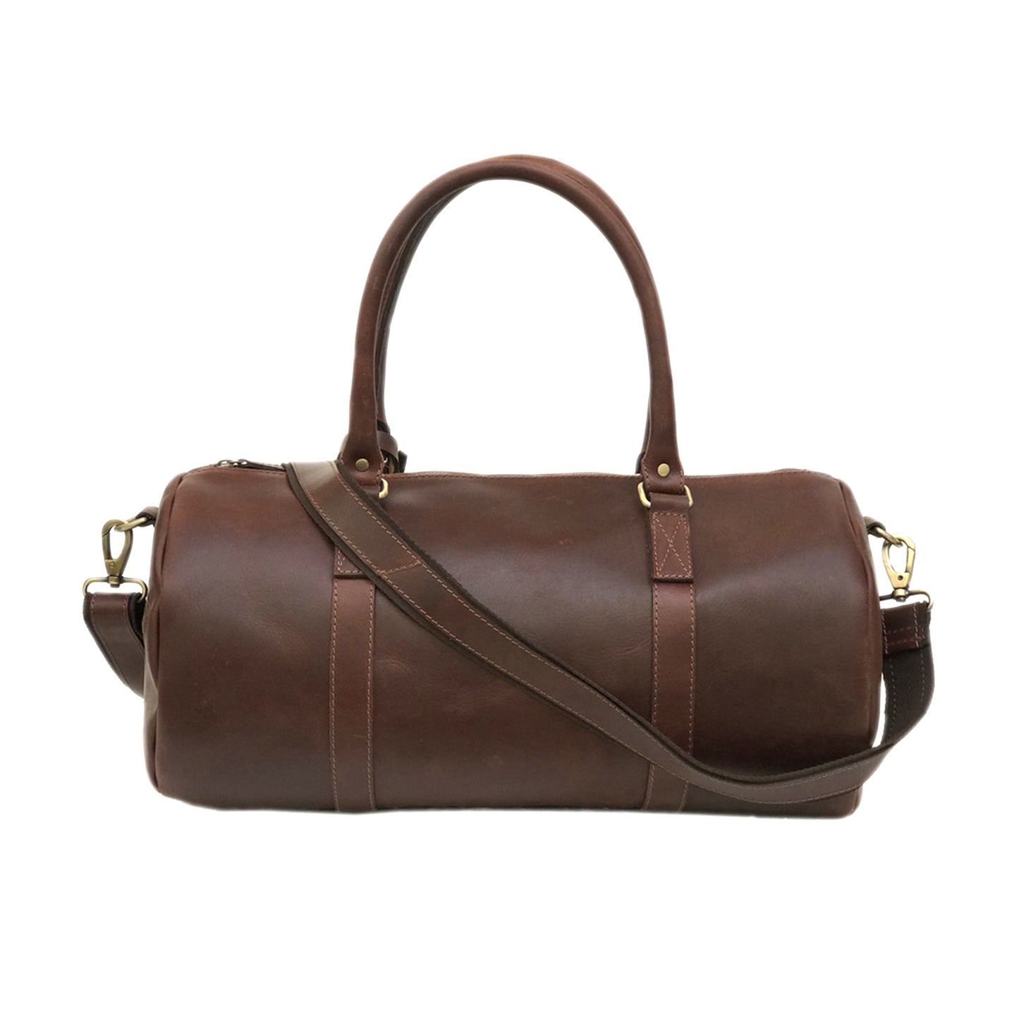 Full Grain Calf Leather Gym Bag