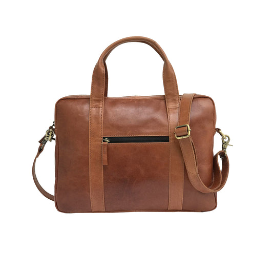 Cow Hide Leather Laptop Bag