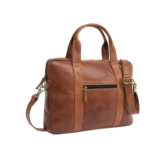 Cow Hide Leather Laptop Bag