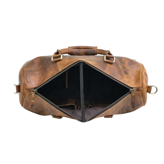 Crazy Horse Leather Travel Bag (Unisex)