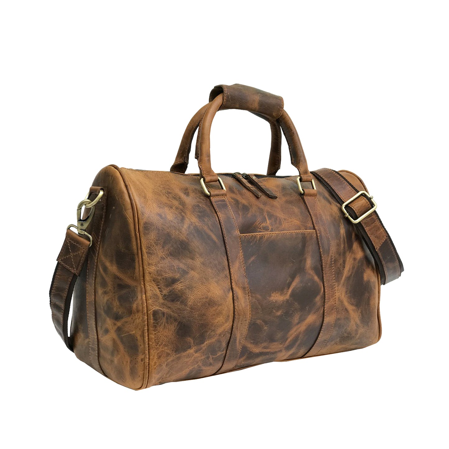 Crazy Horse Leather Travel Bag (Unisex)