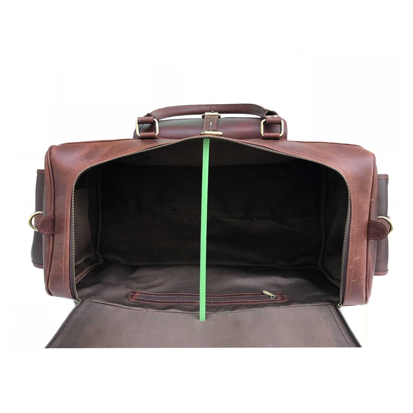 Dark Brown leather Travel Bags
